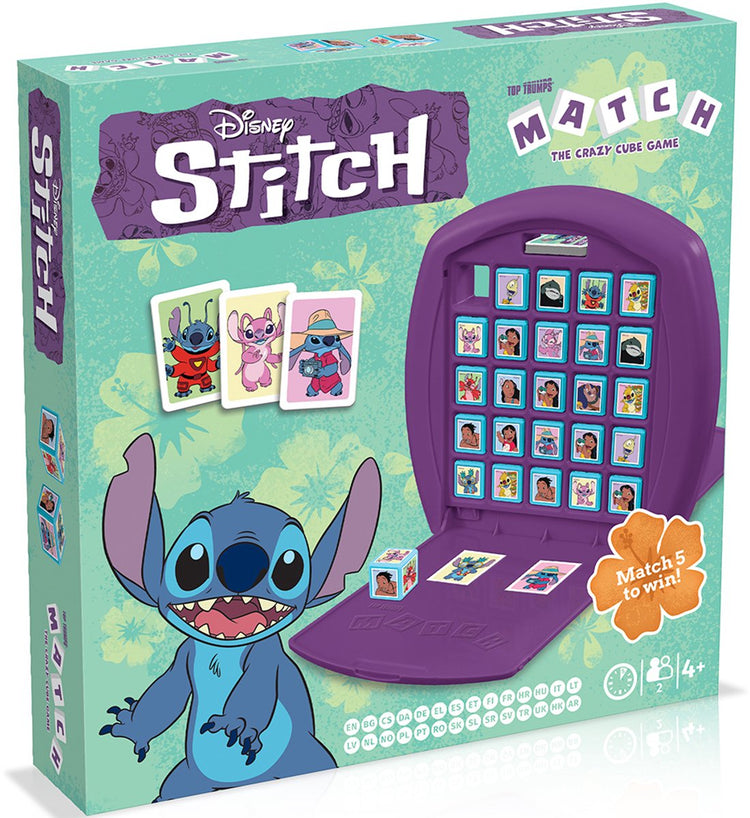 Les mouvements gagnants les plus grands atouts correspondent au jeu Craze Cube - jeu de société - Lilo Stitch nouvelle version