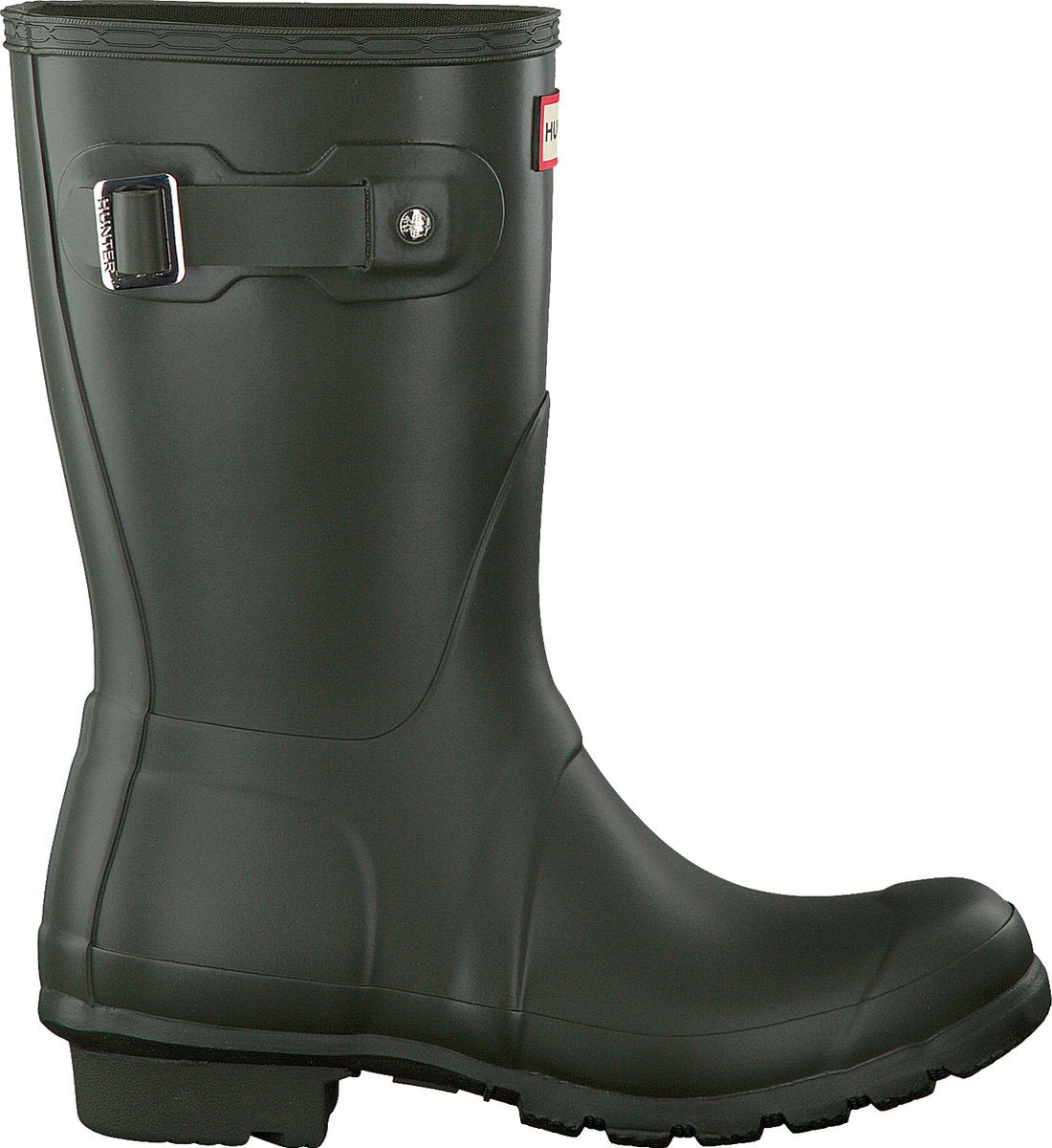 Hunter bottes courtes originales pour femme - caoutchouc - dames - vert - taille 38