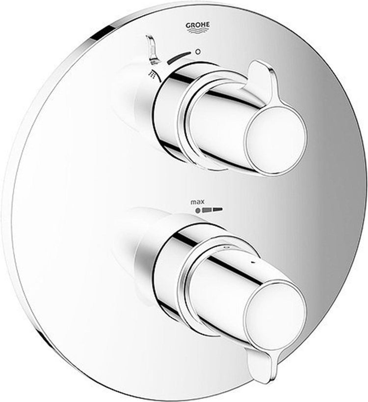 Grohe Grohtherm thermostat encastrable spécial - 2 boutons - Ø21cm - chrome