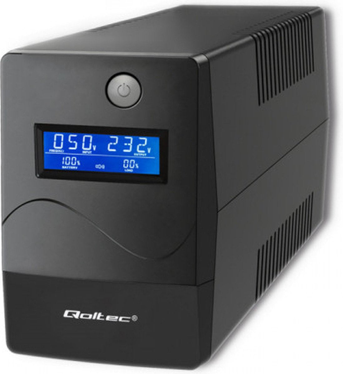 Qoltec monolith - onduleur à courant continu - 450va - 240w - lcd - usb - rj45