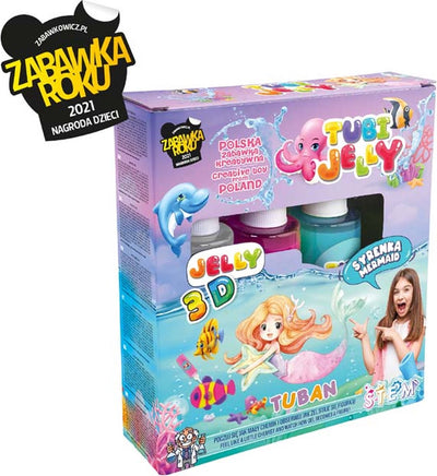 Tuban - set de gelée de tubi avec 3 couleurs – sirène