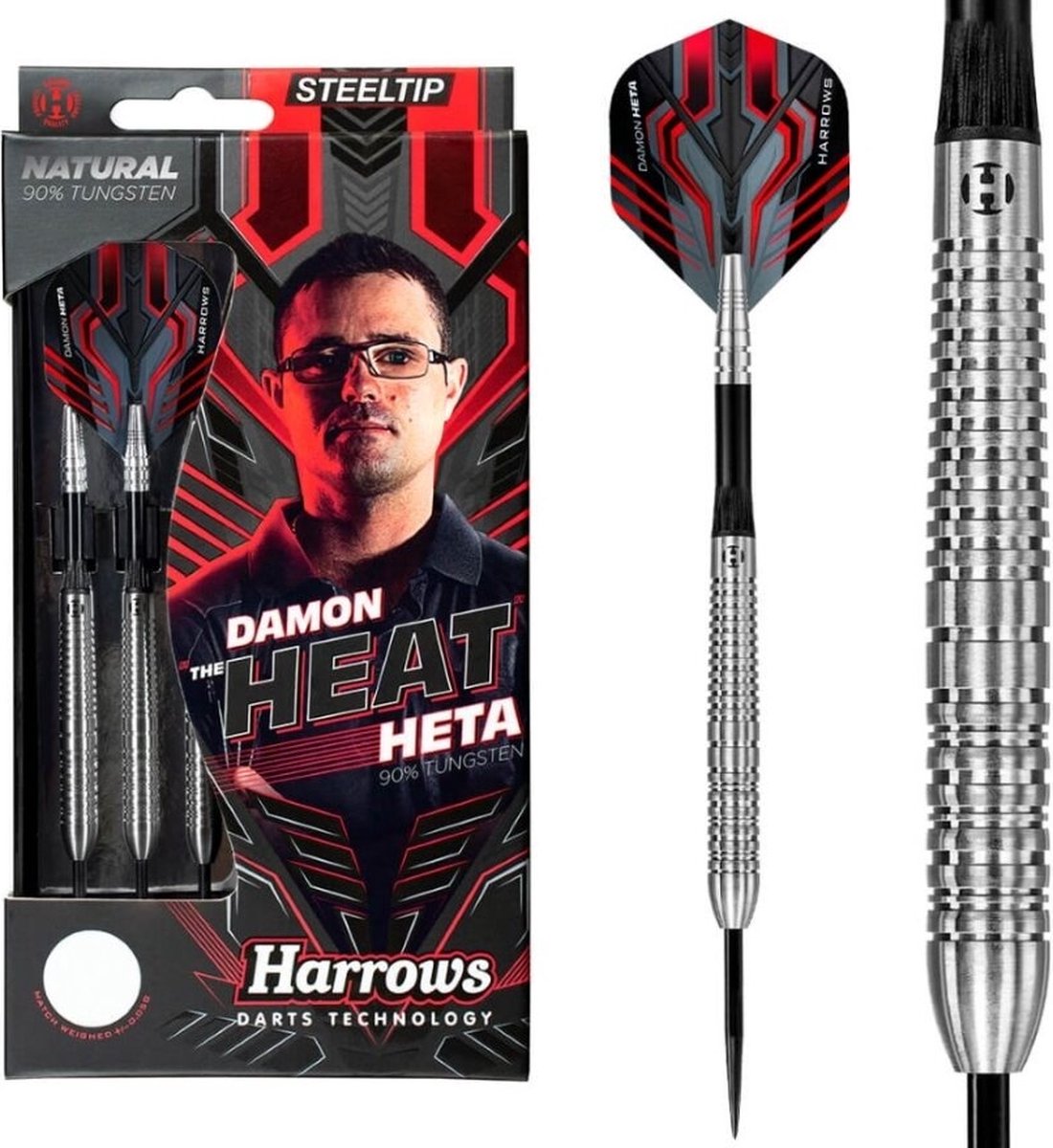 Harrows damon heta naturel 90% tungstène 23gr