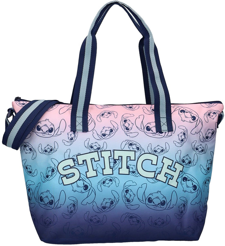 Disney Lilo Stitch Sac isotherme Disney Stitch Chill Vibes – 32 × 48 × 14 cm – bleu rose