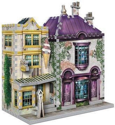 Wrebbit madame Malkin's et florean fortescue - limace et jiggers - puzzle 3d - harry potter - 290 pièces