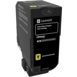 Cartouche de toner Lexmark 74c20y0 jaune