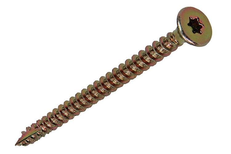 Mack 1018019 - spainplschr.vzkop-auto-assemblage plaqué jaune 25 pièces 4,5 x 60 mm | 5 pièces