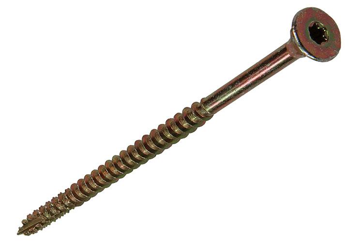 Mack 1018029 - spainplschr.vzkop-auto-assemblage plaqué jaune 14 pièces 6,0 x 100 mm | 5 pièces