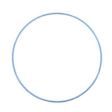 Vaessen creative • anneau en métal ø25cm 3mm bleu - afbeelding 1