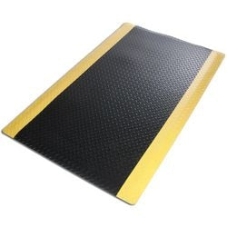 Ty tapis anti-fatigue heavy-du diamant noir, jaune 900x600 mm