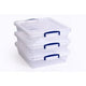 Boîte de rangement avec couvercle boîtes vraiment utiles 10.5ccb-pk3 10,5 l transparent