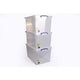 Boîte de rangement boîtes vraiment utiles 83ccb-pk3 83 l transparent