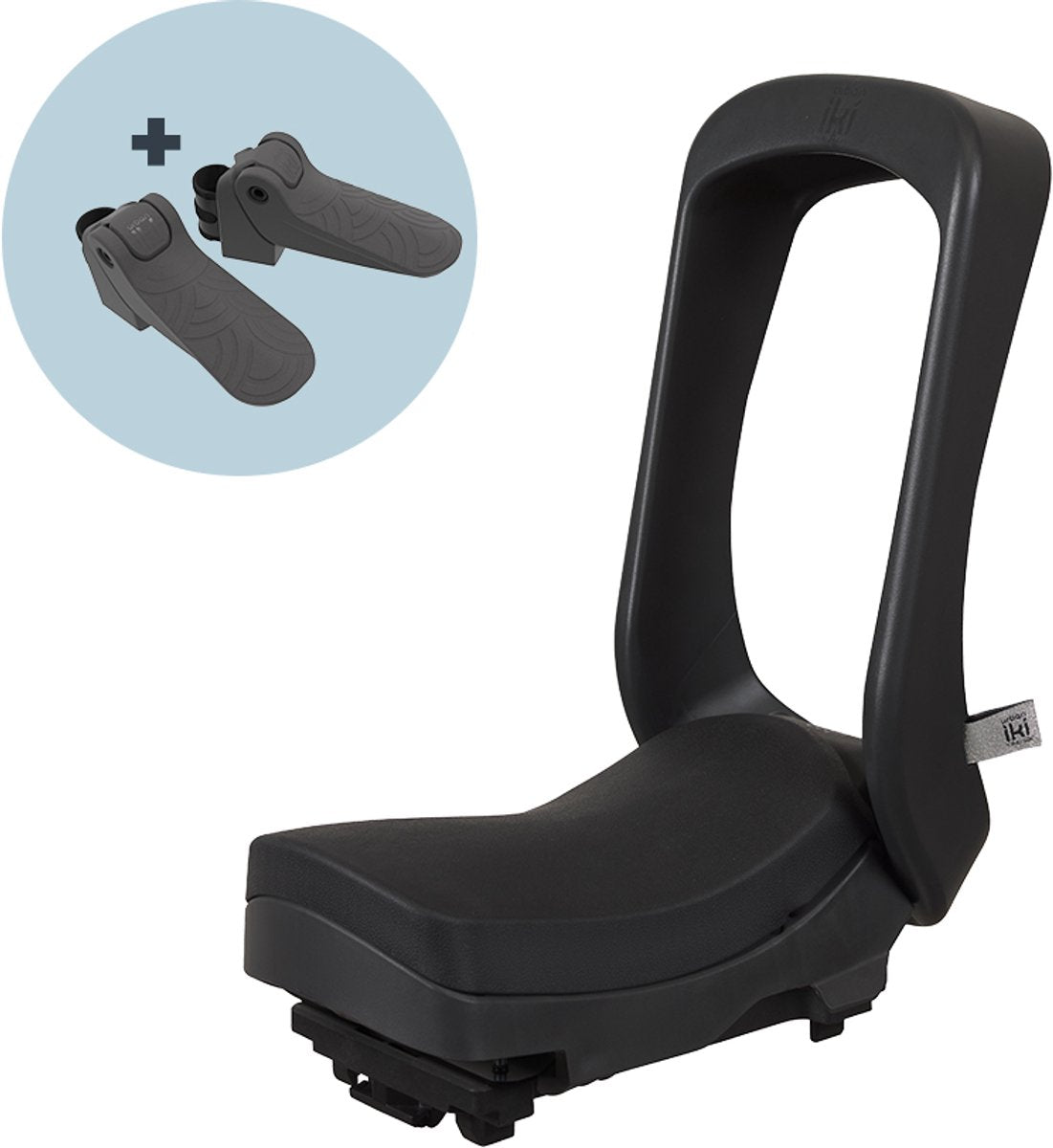 Siège de vélo junior Urban iki - mik hd - bincho noir bincho noir