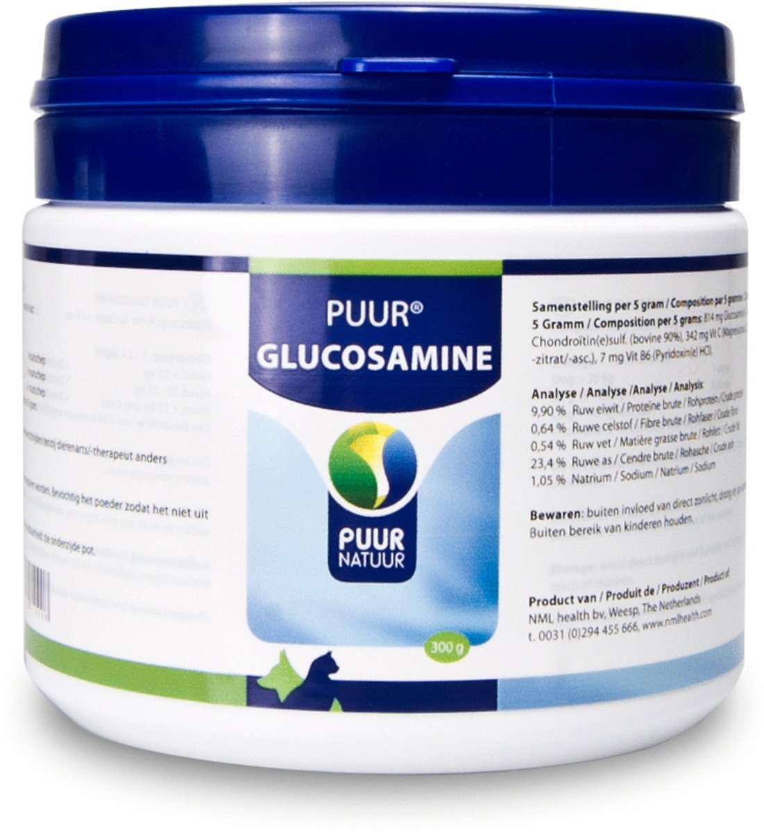 Nature pure glucosamine pure pour le chien et le chat