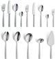 Amefa ventura - set de couverts - 60 pièces - 6 personnes - satin - mat - couleur argent