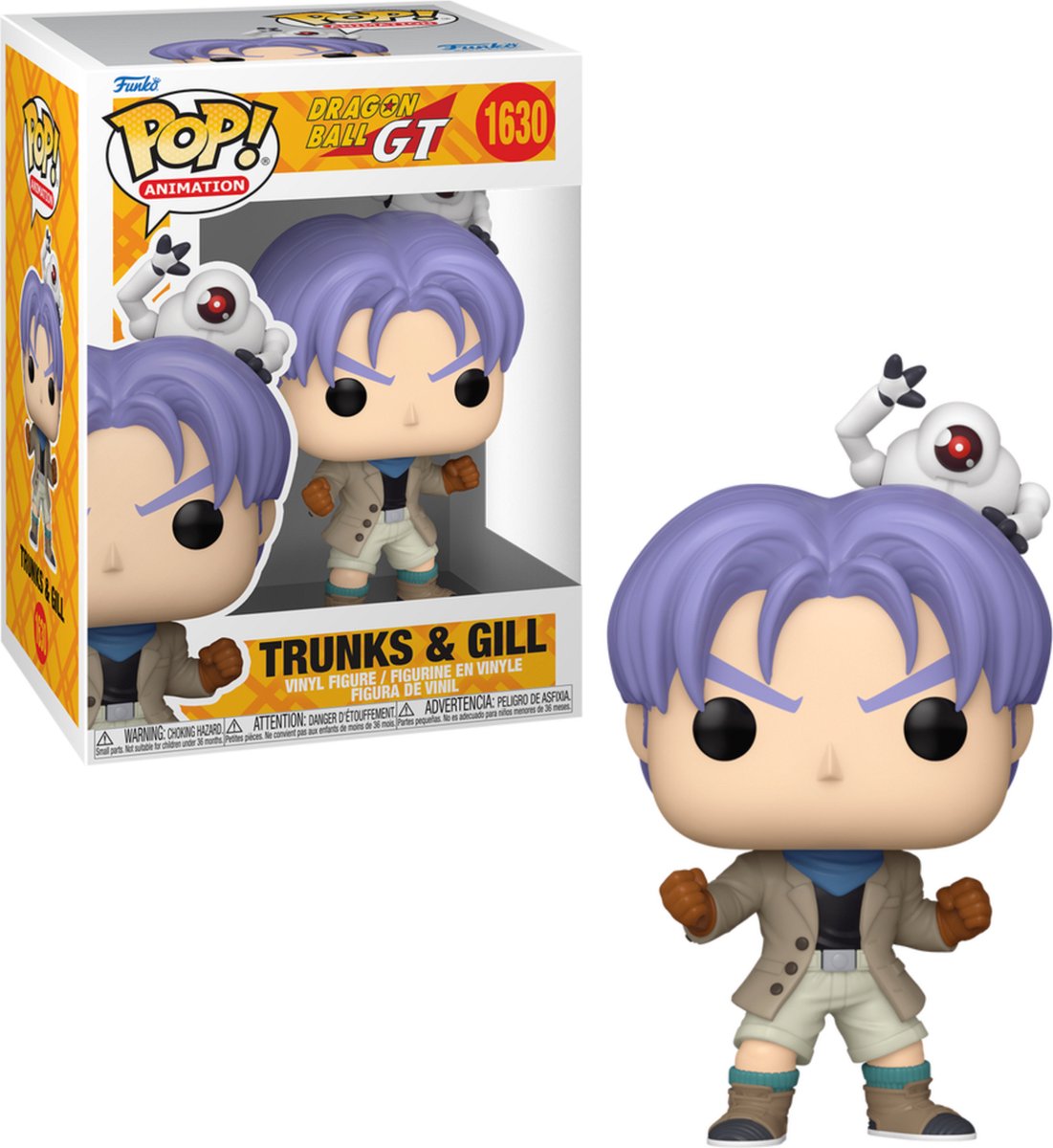 Funko dragon ball gt - figurine en vinyle Trunks Gill 1630 pop! multicolore