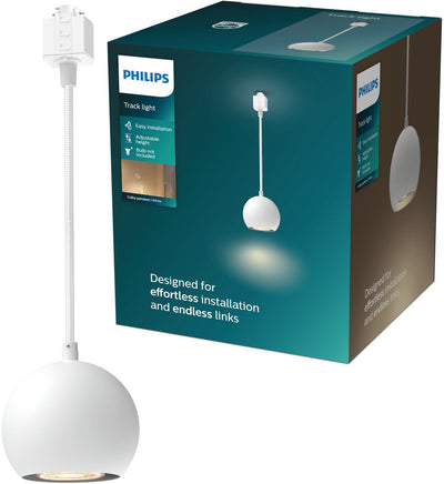 Philips led philips easylink colby - lampe suspendue - raccord gu10 - puissance maximale : 7w - blanc - éclairage sur rail