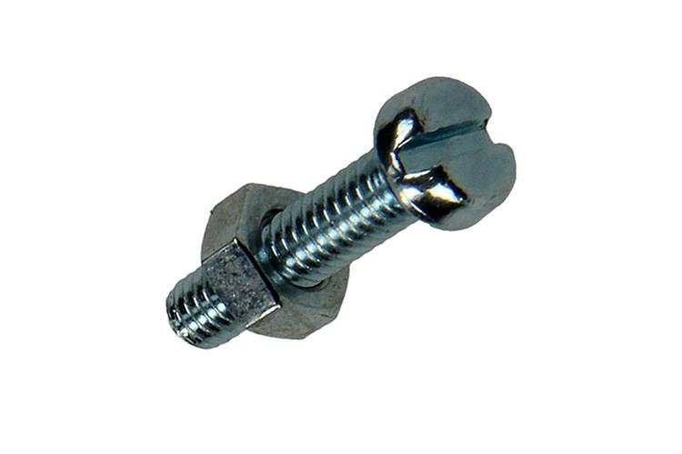 Mack 1018090 - vérin à vis métal. tête + écrou plaqué 60 pcs m4 x 16 mm | 5 pièces