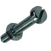 Mack 1018091 - vérin à vis métal. tête + écrou plaqué 55 pcs m4 x 20 mm | 5 pièces