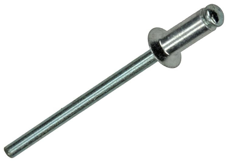 Mack 1020312 - 120 agrafes aveugles aluminium 3,2x8mm | 5 pièces