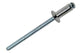 Mack 1020314 - 100 agrafes aveugles aluminium 4,0x10mm | 5 pièces
