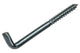 Mack 1018152 - vis à oreilles avec fente galvanisée 11 pièces 6,0 x 80 mm | 5 pièces