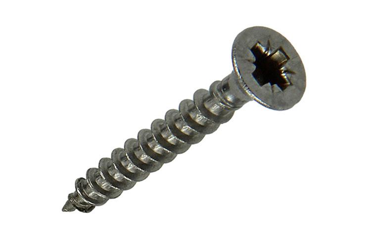 Mack 1019983 - vis pour panneaux d'aggloméré tête VZ acier inoxydable 85 pcs 3,5 x 25 mm | 5 pièces