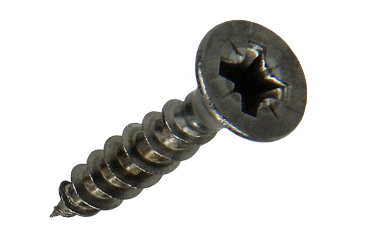 Mack 1019986 - vis pour panneaux d'aggloméré tête VZ acier inoxydable 80 pièces 4,0 x 20 mm | 5 pièces