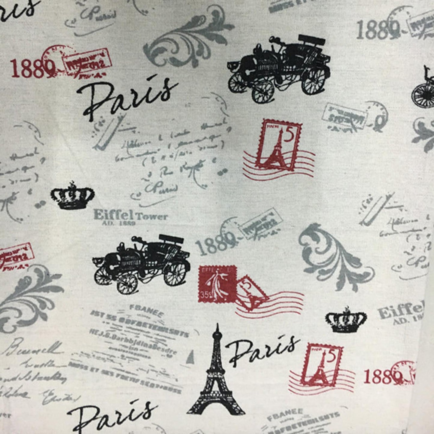 Vaessen creative • fabric printed cotton 50x70cm paris 1889