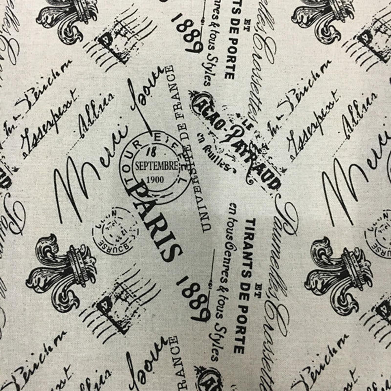 Vaessen creative • fabric printed cotton 50x70cm thanks