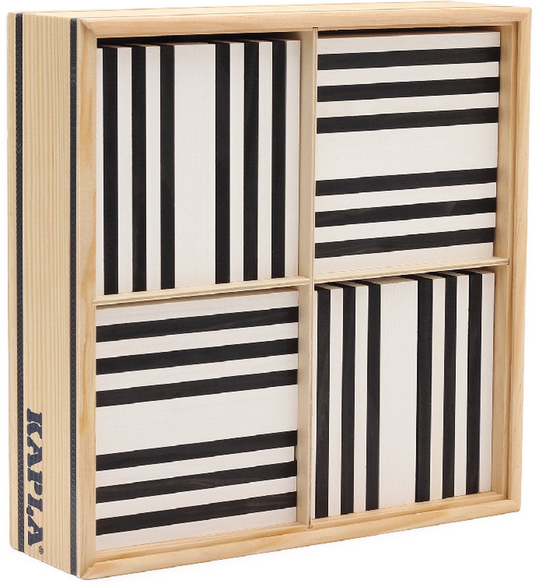 Kapla - couleur - jouets de construction - noir et blanc - 100 planches