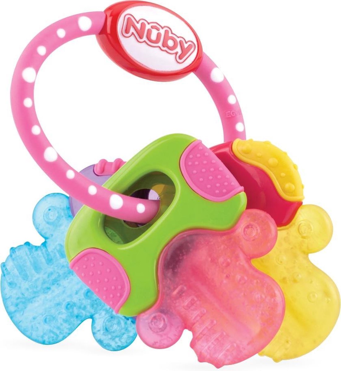 Nûby - touches mordantes cool icybite - rose - 3m+