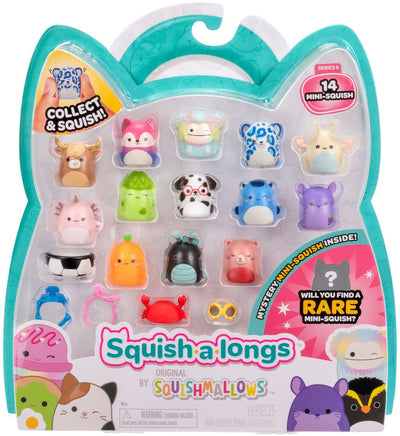 Jazwares squish-a-longs - paquet de 14 (style 2)