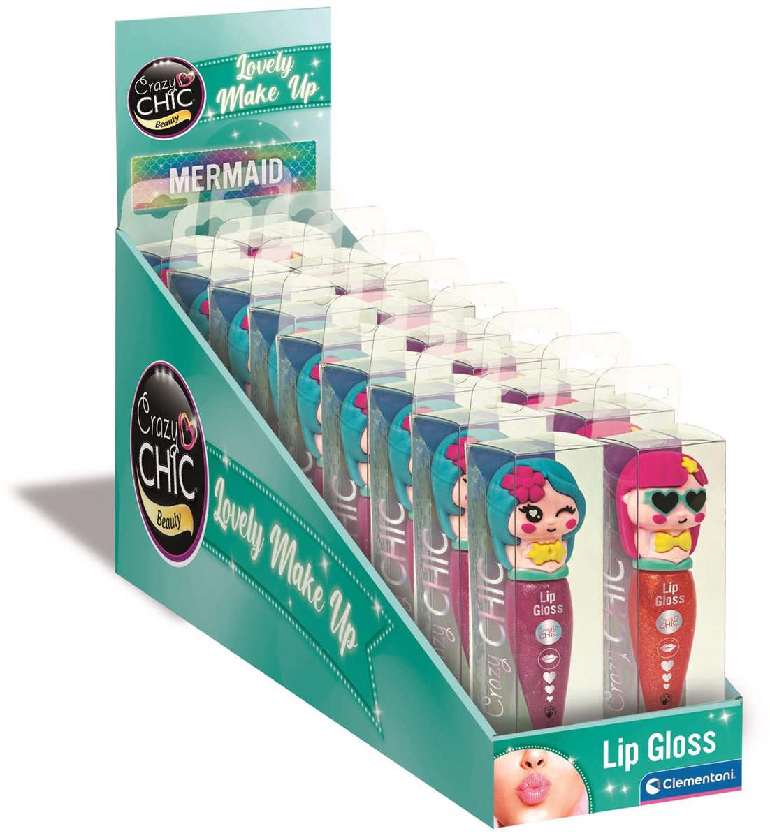Clementoni Crazy Chic Lip gloss sirène rouge violet