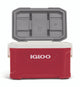 Igloo - latitude 52 - glacière moyenne - 49 litres - rouge