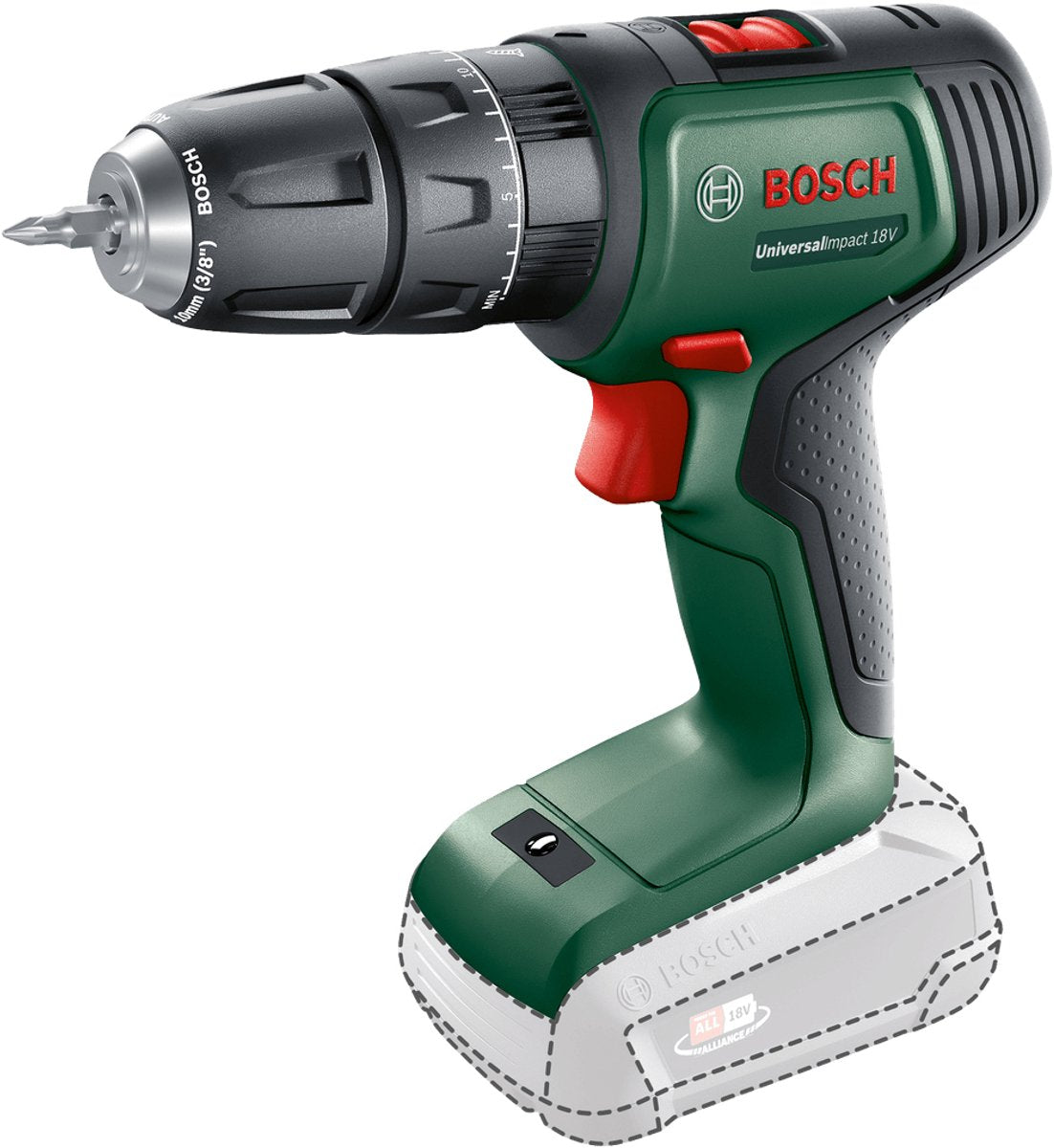 Visseuse-visseuse à percussion Bosch universalimpact 18 - sans batterie 18 V ni chargeur