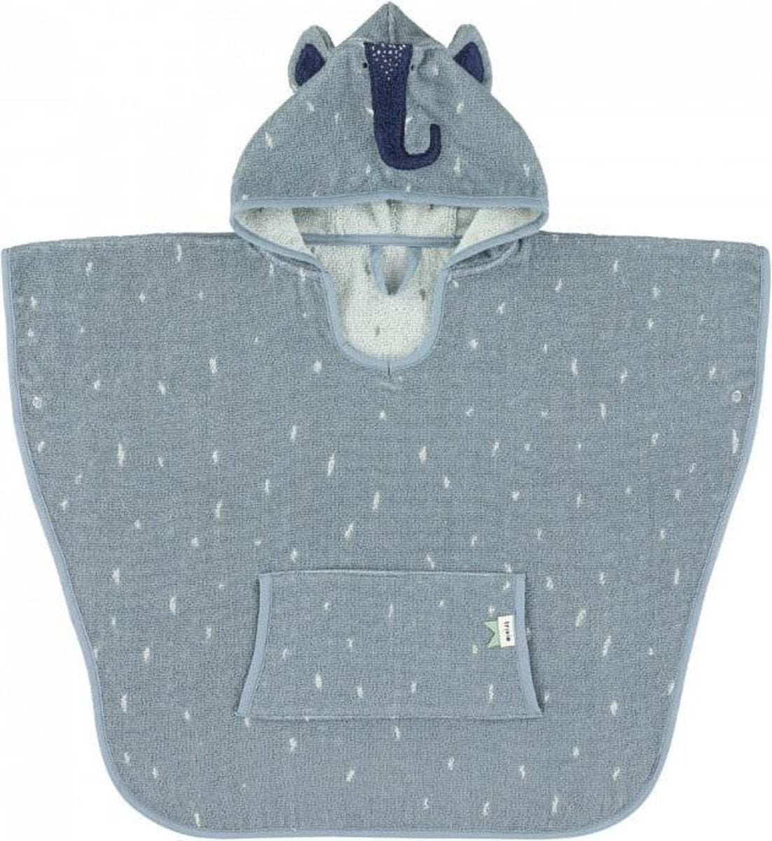 Poncho Trixie - Mme. éléphant - 100% coton biologique - cape de bain enfant avec capuche - avec de jolis détails