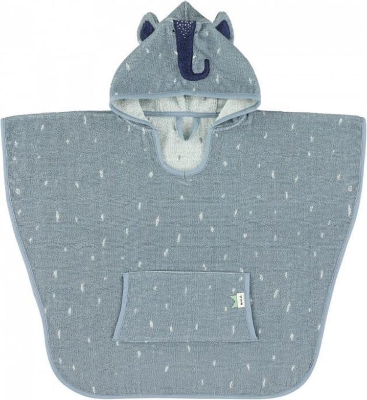 Poncho Trixie - Mme. éléphant - 100% coton biologique - cape de bain enfant avec capuche - avec de jolis détails