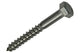 Mack 1020014 - boulon fileté à bois en acier inoxydable 6 pièces 8 x 70 mm | 5 pièces