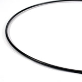 Vaessen creative • set d'anneaux métalliques ø20cm 3mm noir 4x - afbeelding 2