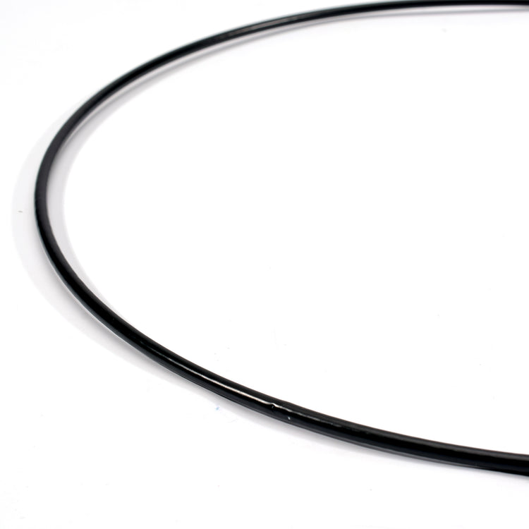 Vaessen creative • set d'anneaux métalliques ø20cm 3mm noir 4x