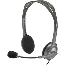 Logitech Logitech 981-000593 H111 Headset stéréo, câblé, centre d'appels de bureau, 20 20000 Hz, casque, gris