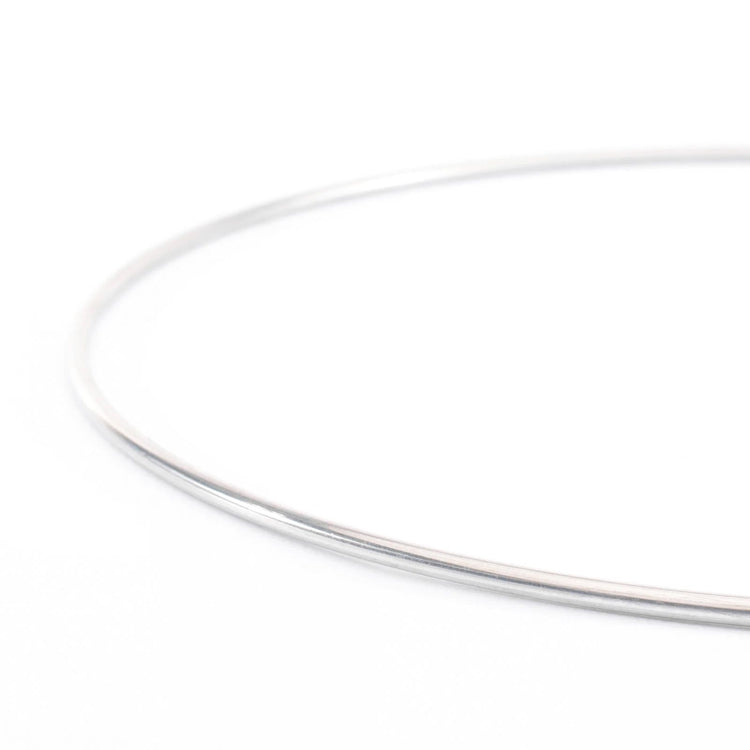 Vaessen creative • set d'anneaux en métal ø25cm 3mm argent 4x