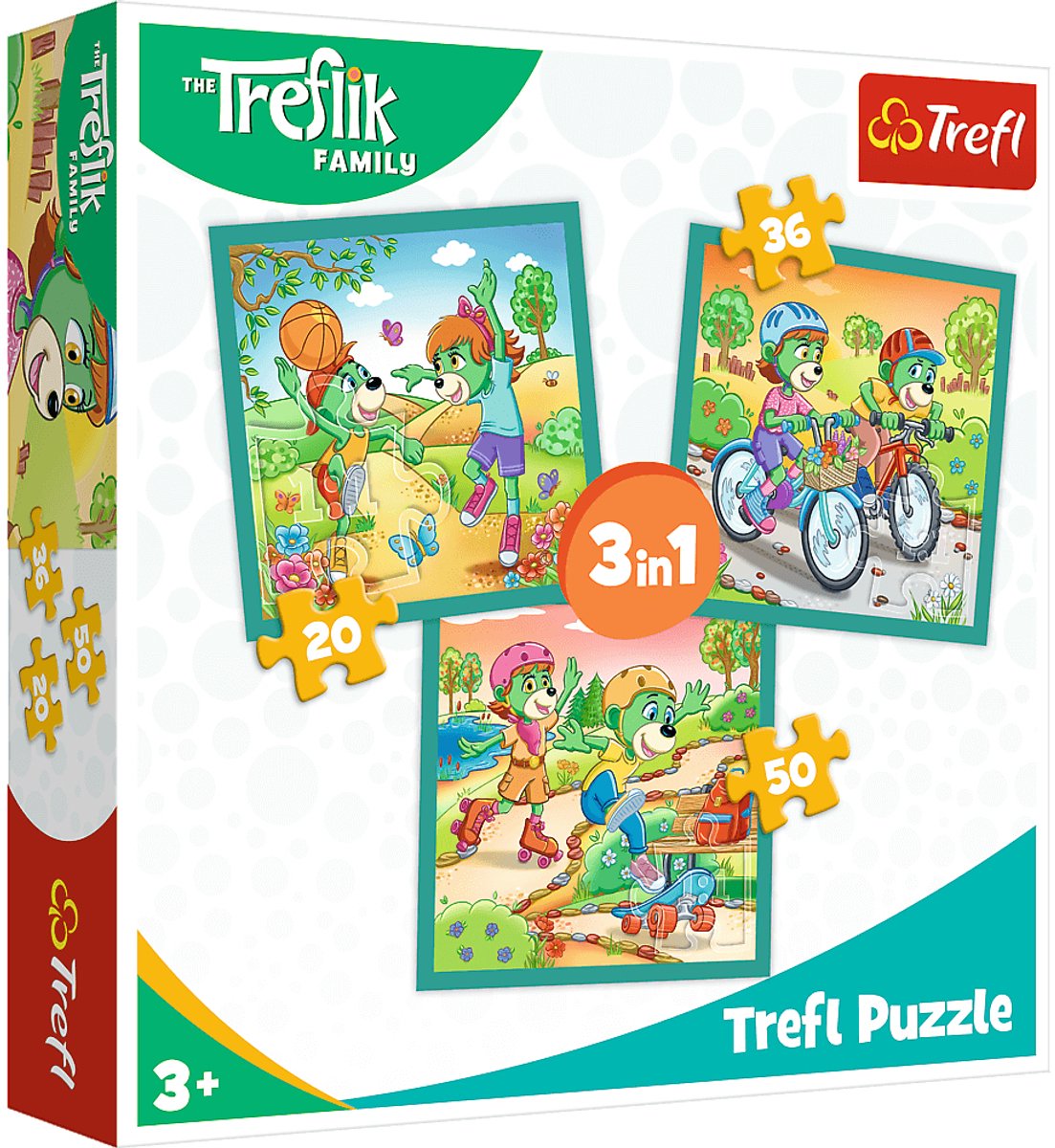 Trefl 34872, 50 pièce(s), personnages de dessins animés, 3 ans