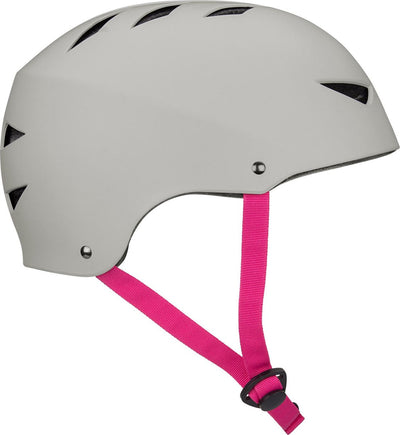 Casque de skate Nijdam - pinky swear - gris fuchsia - l