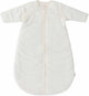 Jollein gigoteuse hiver avec manche zippée 90cm - ronde - côtes ivoire - gigoteuse d'hiver
