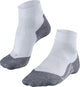 Falke ru4 light chaussettes de course courtes anti-ampoules en lyocell matériau fonctionnel hommes blanc - taille 39-41