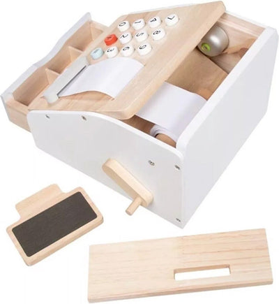 Goki Wooden Toy Kassa avec son, 4dlg.