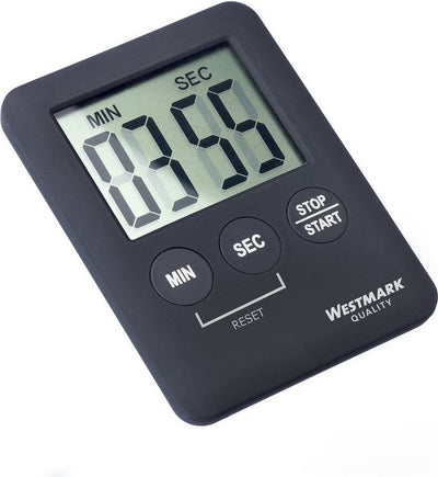 Minuterie de cuisine numérique Westmark avec aimant noir 7x5,3x0,8cm