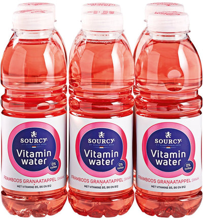 Sourcy vitaminwater framboise grenade vitalité (6x 1ltr)