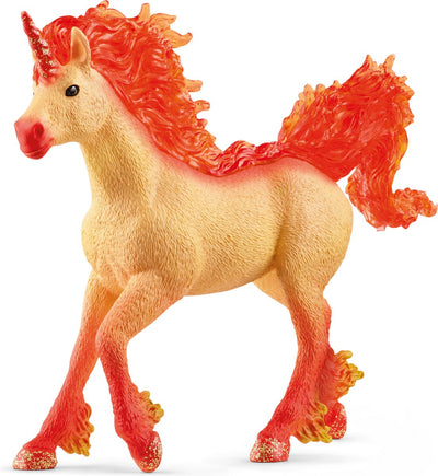 Schleich bayala - étalon licorne de feu elementa - jouet licorne - 70756